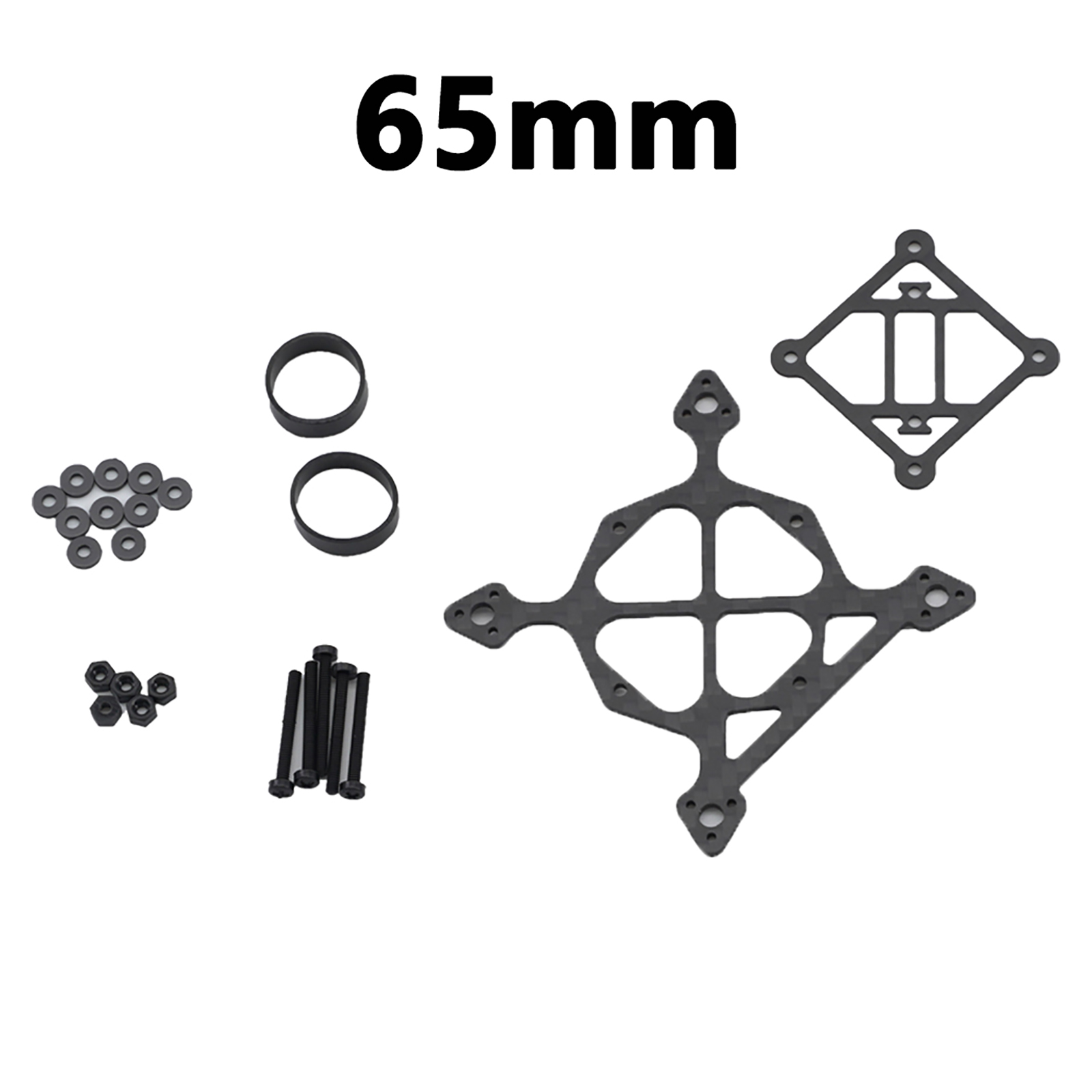 Eachine Drone E010 - 65mm wielbasis 3K carbon fiber bodemplaat