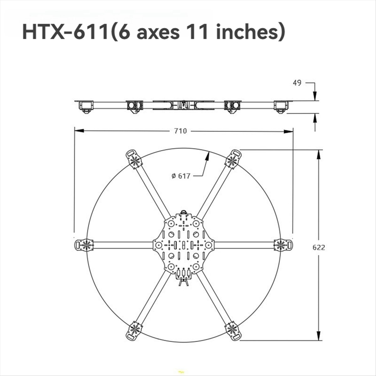 ▶ ✔ ▃ AC246-Hexacopter Frame K - Drone Kit Hexacopter recensie en prijs
